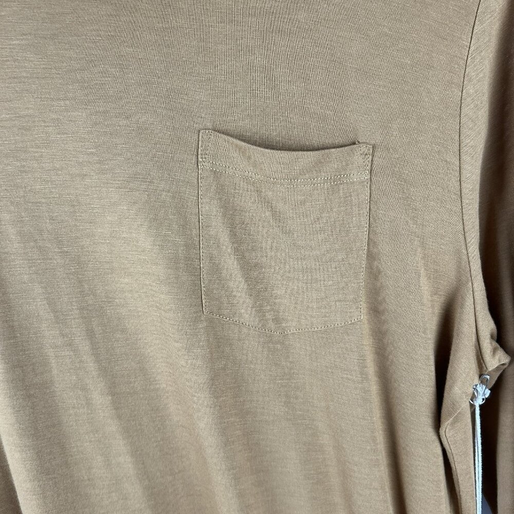 FREE FLY Mens Bamboo Shade Hoodie Long Sleeve Lightweight Russet Size Small NEW - Picture 6 of 10
